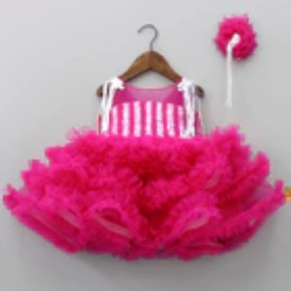 Pretty in Pink Pageant Toddler Dress - Picture 1 of 2